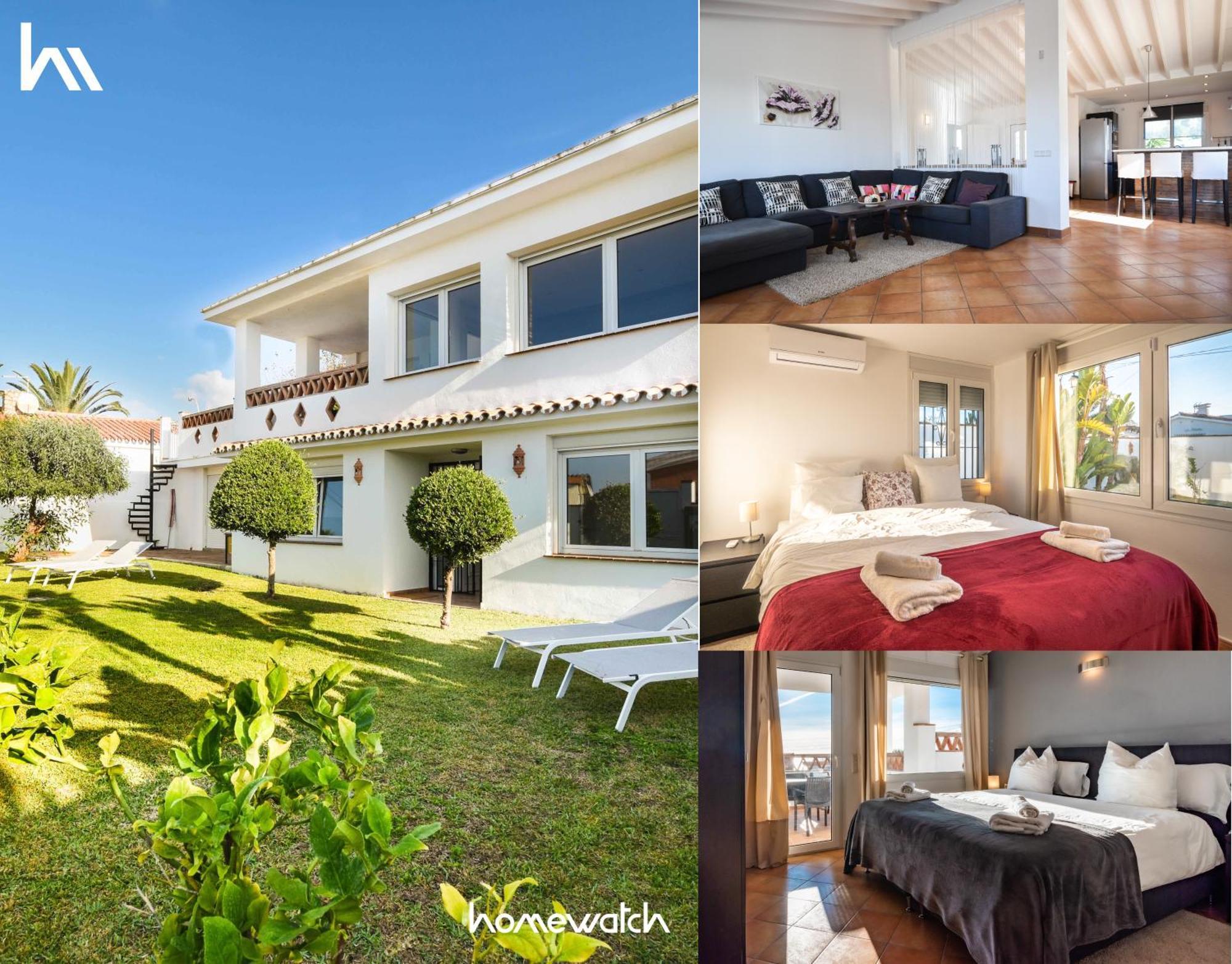 In The Second Line, Modern Beachfront Holiday Home In Costabella, Marbella Buitenkant foto